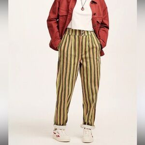 Plus‎ Size Lucy and Yak Addison Tapered Jeans Striped Multicolor 38R